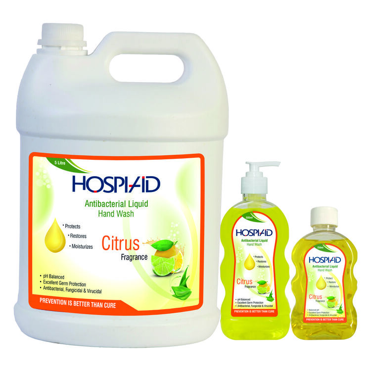 Hospiaid hand wash lemon